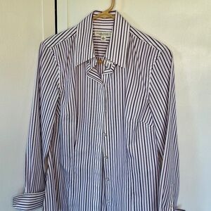 Banana Republic dress shirt, French Cuff, Hidden placket, Fitted, 6, NWOT
